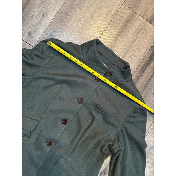 Sundance Spring Street Blazer Olive Green Button Front Jacket Womens Size L - Picture 8 of 8